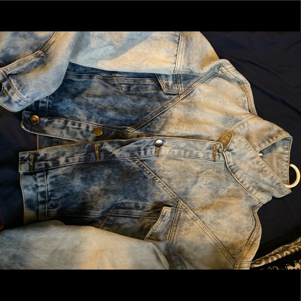 Custom Painted Jean Jacket - image 4